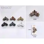 Фиби за коса във формата на цвете плумерия, дължина 12 см, на едро