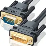 Cablu DVI-I la VGA D-SUB DVI 24+5 DUAL LINK pentru monitor 140 cm