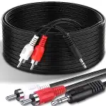 CABLU AUX MINI JACK 3.5mm 2 RCA CINCH STEREO 1.5m E398 1 bucată
