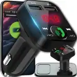 АВТОМОБИЛЕН FM BLUETOOTH ПРЕДАВАТЕЛ ЗАРЯДНО УСТРОЙСТВО АУДИО ПРИЕМНИК 2x USB SD MP3 -E089