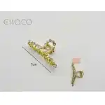 Durable metal hair clips in gold color, wholesale