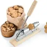 STEEL NUTCRACKER ON ANTI-SLIP BASE, STRONG, ADJUSTABLE