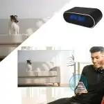 CEAS DEȘTEPTĂTOR SPION CU MINI CAMERĂ