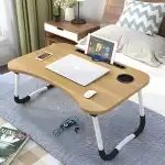 FOLDABLE TABLE FOR LAPTOP, COMPUTER, TABLET, WOODEN - O644-1
