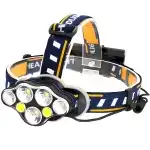 HEADLAMP 8 LED CREE COB HEADLAMP POWERFUL WATERPROOF RECHARGEABLE USB
