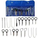 SET OF PULLERS, KEYS FOR REMOVING THE RADIO UPHOLSTERY, DISMANTLING TOOLS