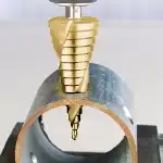 Stepped conical drills 3 pcs