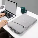 LAPTOP CASE BAG LAPTOP COVER DOCUMENTS FOR WORK GRAY 14-15.6"