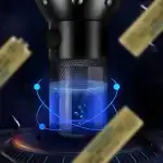 Lanternă UV LED, testator tactic pentru baterii de poliție, culoare chihlimbar, E858