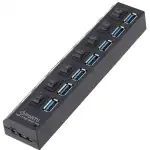 HUB USB SPLITTER CU 7 PORTURI SPLITTER USB 3.0