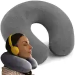 TRAVEL TOURIST NECK PILLOW ORTHOPEDIC CROISEL FOR AIRPLANE