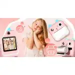 Mini Cat Thermal Printer 11 Rolls for Photos and Notes Portable for Kids