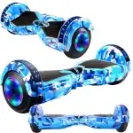 HOVERBOARD 8 INCH ELECTRIC SKATEBOARD LED BOARD BT SPEAKER PROTECTORS ER033