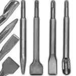 SDS FLAT CHISEL SET FOR CONCRETE CHISELING, CENTER CHISEL, 4 PCS - OR1280