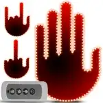 LED сигнал за жестове с ръка за задното стъкло на автомобила със среден пръст + ДИСТАНЦИОННО УПРАВЛЕНИЕ