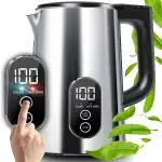ELECTRIC KETTLE WITH TEMPERATURE CONTROL 1.8L TOUCHSCREEN STEEL 1800W