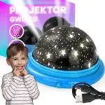 ЗВЕЗДЕН ПРОЕКТОР НОЩНА ЛАМПА ЗВЕЗДИ ЛУНА USB БАТЕРИИ LED ПРОЕКТОР - DR306