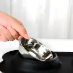 DOUBLE BOWL FOR DOG OR CAT, NON-SLIP + BOWL STAND 2x400 ml