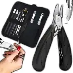8-IN-1 SET NAIL CLIPPER FOR INGROWN CUTICLES NIPPERS CASE