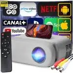 MINI PROJECTOR LED PORTABLE WIFI FULL HD TV HDMI 3000lm LCD + REMOTE CONTROL - ER1160