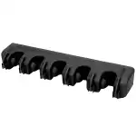 HOLDER FOR BROOMS, MOPS, RAKES, GARDEN TOOLS, 5 PLACES, WALL-MOUNTED