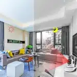 CAMERĂ INTELIGENTĂ PENTRU BONA, 360°, CONTROLATĂ DE TELEFON