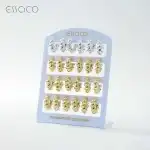Cercei simpli din inox auriu argintiu, en gros