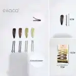Комплект златни щипки с брокат 4+8 бр., на едро