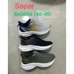 Pantofi Sport Barbat, 40-45, Gri-Albastru, Saper, angro, SA2669