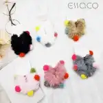 Плюшена ластик за коса с 5 отделни топки, на едро