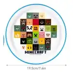 Minecraft kids premium flat plate, wholesale