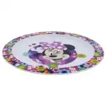 Детска плоска чиния Minnie, на едро