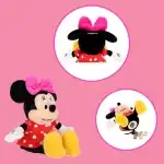 Pluszowa skrzynia na zabawki dla dzieci Minnie 20 cm (kokarda Minnie czerwona), hurt