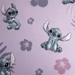 Детски чаршаф за момичета Lilo&Stitch, на едро