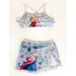 Детски плажен комплект бикини за момичета Frozen, на едро