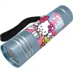 Hello Kitty kids aluminum LED flashlight, wholesale