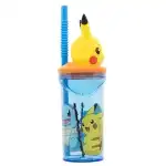 Pokémon kids 3D straw cup 360ml, wholesale