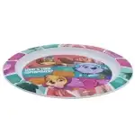 Детска плоска чиния Paw Patrol, на едро