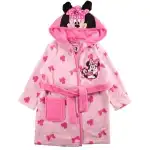 Minnie kids coral bathrobe with hood, wholesale