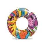 Multicolored hoop with handle - 120 cm, wholesale