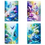 Notes A5, 80 file, Butterfly