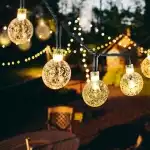 Solarne lampy ogrodowe LED w kształcie kul bąbelkowych - Dekoracje zewnętrzne, hurt