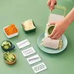 Feliator de legume cu mâner de siguranță | Răzătoare Julienne, angro