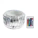 Colorful LED Lamp with Crystals and Touch Strip - Creative Night Light Brightness Control Ambient Lighting, Wholesale