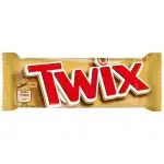 Baton de biscuit, caramel si ciocolata cu lapte Twix 50g, angro