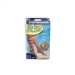 Ciorapi sosete compresivi, Zip SOX, cu fermoar - bej, A27