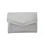 Multi-pocket envelope side bag - silver, wholesale