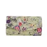 Women's floral patterned casual bag - beige, wholesale