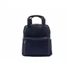 Rounded lychee pattern backpack - blue, wholesale