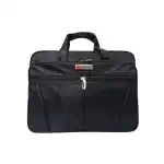 Meijieluo black laptop bag lying down, wholesale